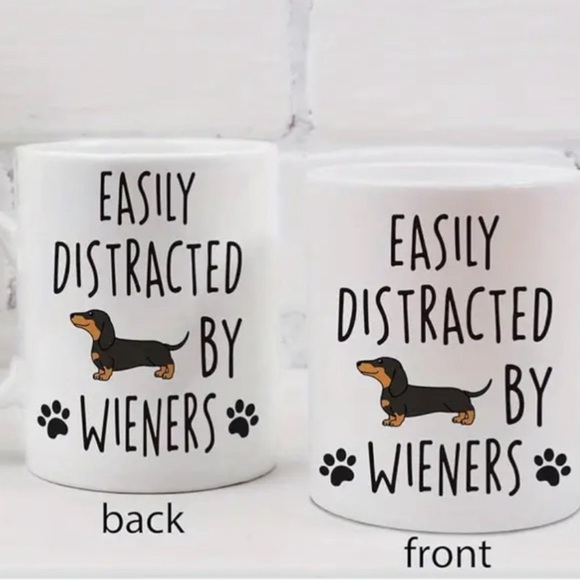 Wiener Dog Funny Coffee Mug Dachshund Doxie 11oz Cup Gift NWT Brand NEW - Picture 3 of 9
